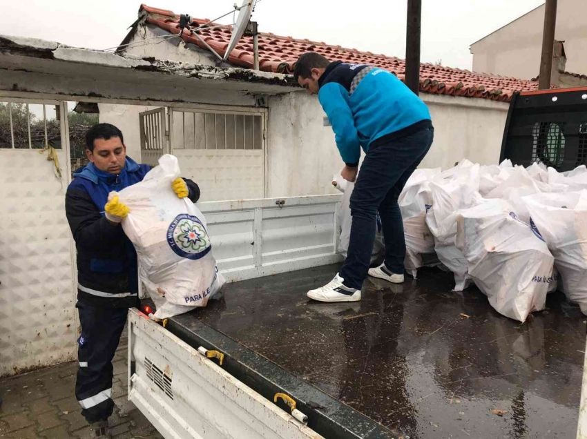 Vatandaşlara yakacak desteği