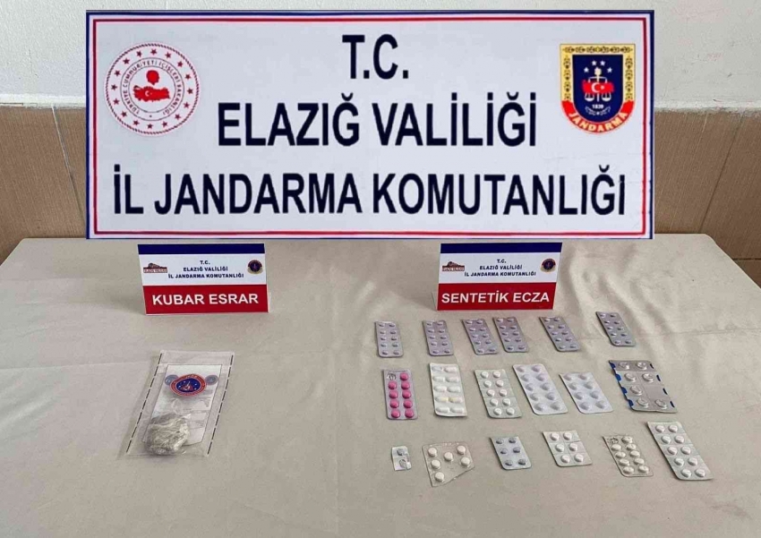 Elazığ’da 149 adet kırmızı reçeteli ilaç ele geçirildi