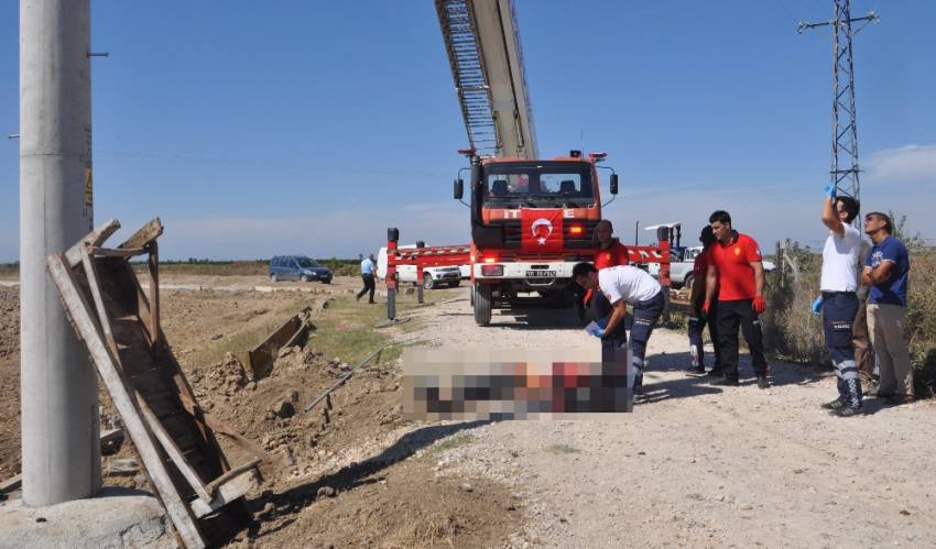 Elektrik akımına kapılan 2 işçi hayatını kaybetti.