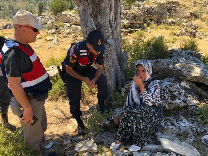 Kayıp kadın kırsal bölgede bulundu