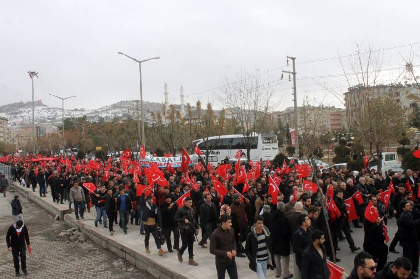 Mardin teröre karşı tek yürek oldu