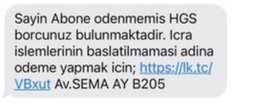 Dolandırıcıların ‘HGS’ tuzağı