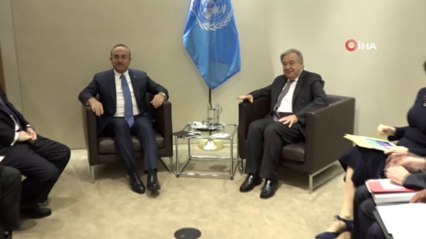 Bakan Çavuşoğlu, BM Genel Sekreteri Guterres ile görüştü