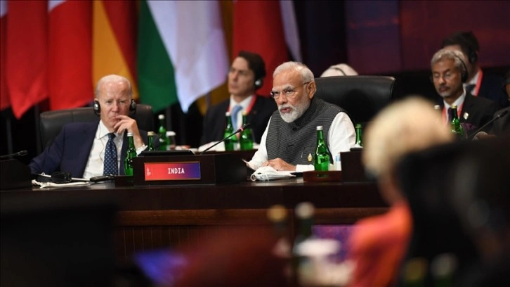 ABD Başkanı Biden ile Hindistan Başbakanı Modi, 