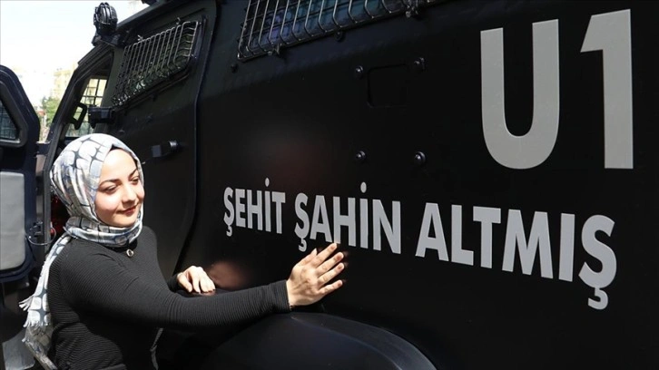 Adana'da şehit polisin adı kızının isteği üzerine zırhlı araca verildi