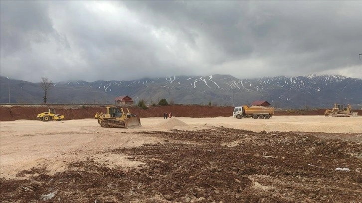 Adıyaman'ın Çelikhan ilçesinde konteyner kent kuruluyor