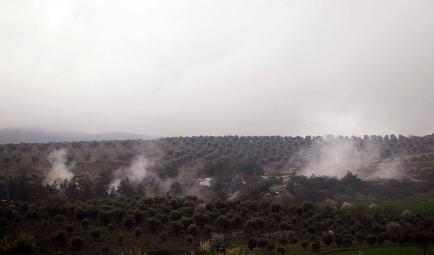 Tanklar Afrin’in kuzeyini vuruyor