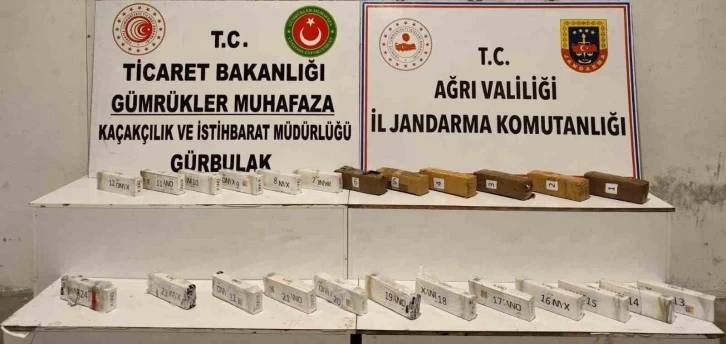 Ağrı’da 12 kilo 616 gram esrar ele geçirildi
