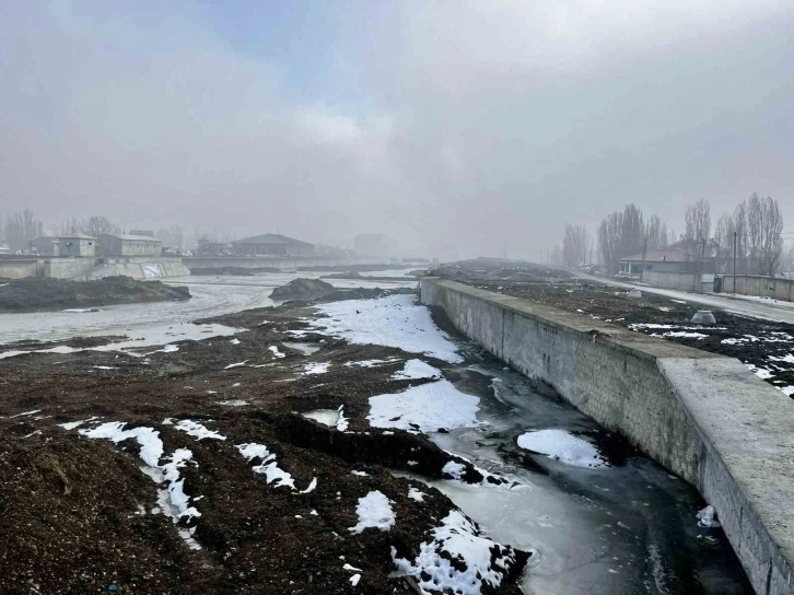 Ağrı’da sis ve don meydana geldi
