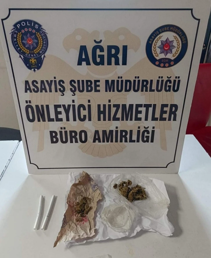 Ağrı’da uyuşturucu operasyonu
