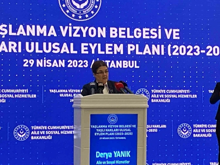 Aile ve Sosyal Hizmetler Bakanı Derya Yanık: "7 yılda toplam 39 milyon TL kaynakla 128 bin 148 yaşlıya ulaşıldı"
