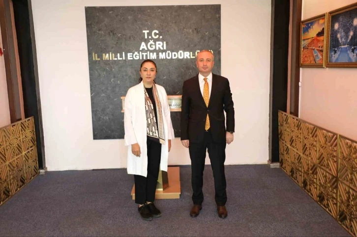 AK Parti Ağrı Milletvekili Kilerci, Milli Eğitim Müdürü Kökrek’i ziyaret etti
