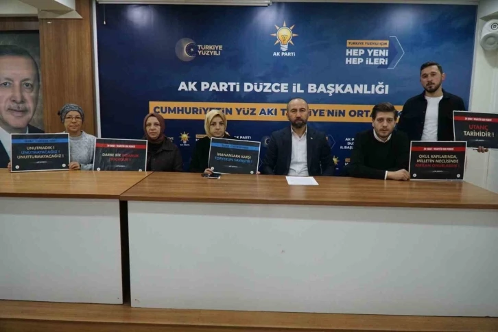 AK Parti’den 28 Şubat Postmodern Darbe ‘ye tepki: "İnsanlık Tarihine Kara Bir Leke"
