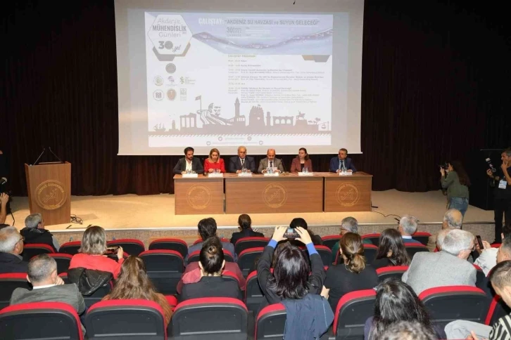 Akdeniz Üniversitesi’nde Akdeniz Su Havzası ve Suyun Geleceği Çalıştayı
