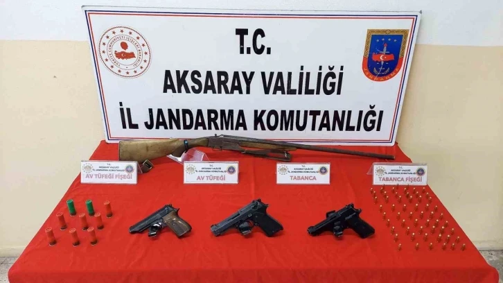 Aksaray jandarmadan silah ticareti operasyonu
