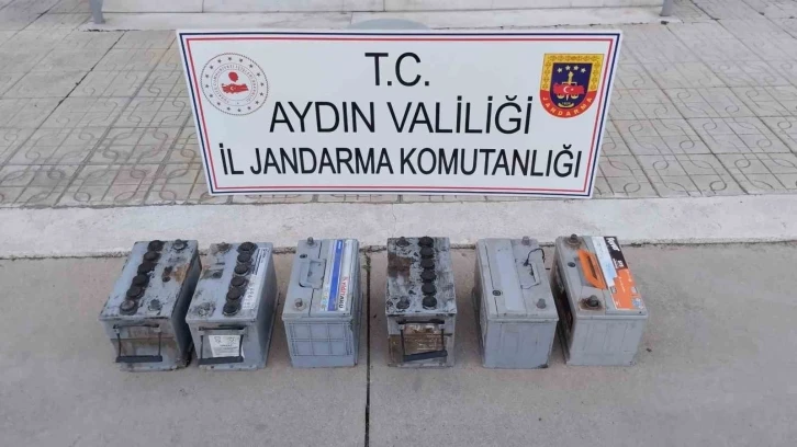 Akü hırsızını jandarma ekipleri yakaladı
