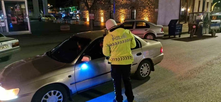 Alaca polisinden huzur ve asayiş uygulaması
