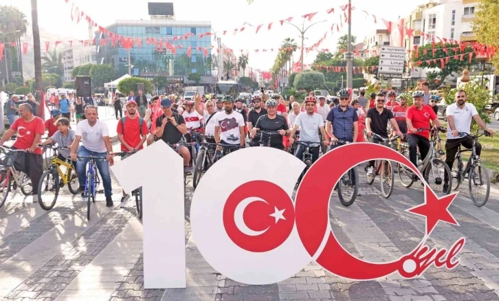 Alanya’da 100. Yıl Bisiklet Turu
