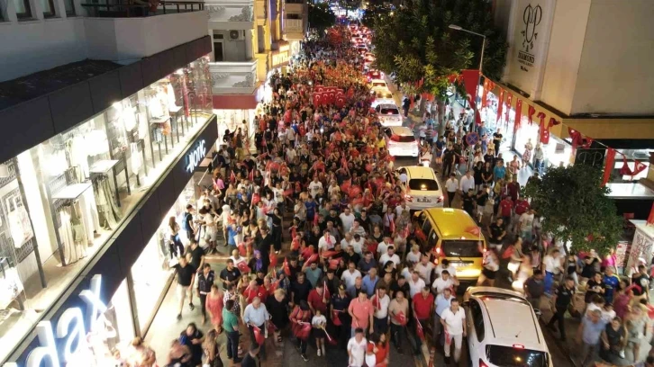 Alanya’da fener alaylı 30 Ağustos kutlaması
