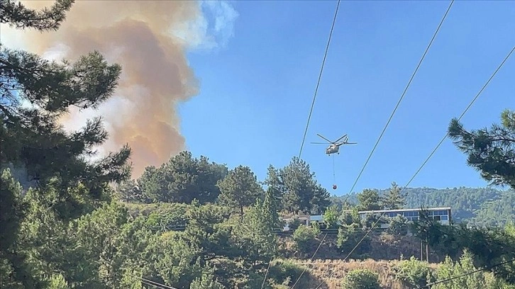 Alanya'da çıkan orman yangını kontrol altına alındı