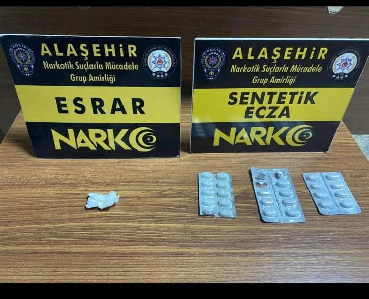 Manisa Alaşehir'de uyuşturucu operasyonu! 1 tutuklama