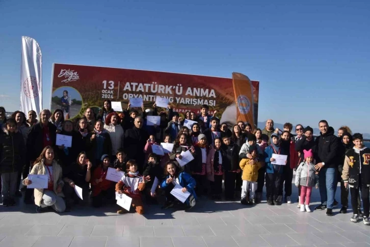 Aliağa’da Atatürk’ü Anma Oryantiring Şampiyonası düzenlendi
