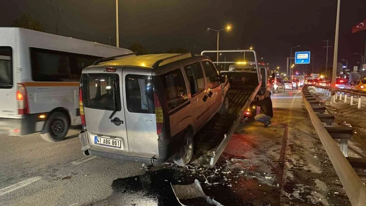 Alkollü sürücü yüzünden zincirleme kaza, 2 yaralı