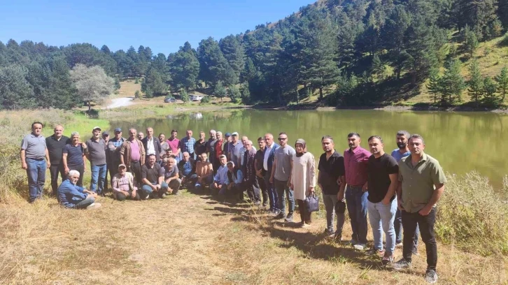 Altınpınar köyü halkı Limni Gölü’nün tesisleşme projesine karşı çıktı
