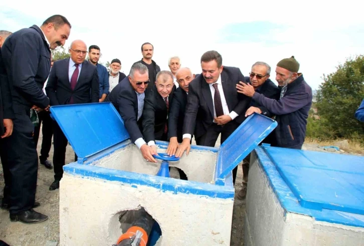 Amasya’da 3 köyde 2500 dekar tarım arazisi suyla buluştu
