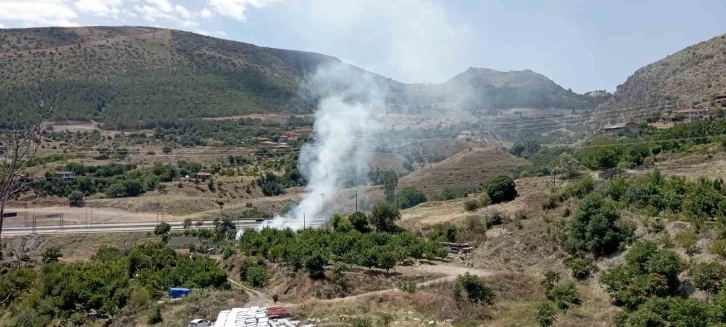 Amasya’da bağ evinde korkutan yangın
