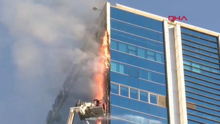 Ankara’da iş merkezi yangını!