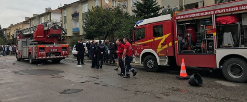 Ankara’da patlama ve yangın: 1 ölü, 4 yaralı