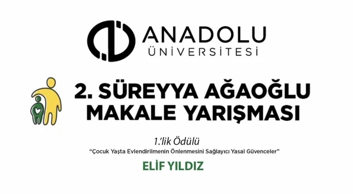 Anadolu Üniversitesi öğrencisi birincilik ödülü ile döndü
