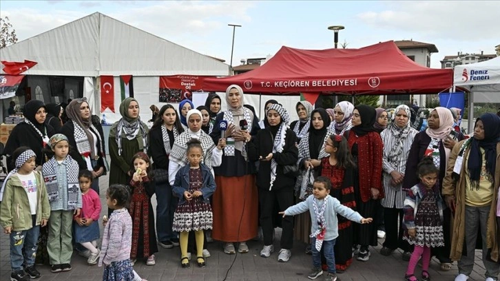 Ankara Filistin Toplulukları, İsrail'in Gazze'ye yönelik saldırılarını protesto etti