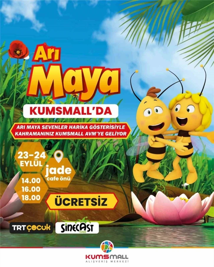 Arı Maya KUMSMALL AVM’ye geliyor
