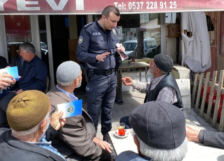 Aşkale polisinden vatandaşa dolandırıcılık uyarısı
