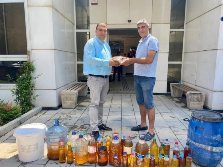 Atık yağlar toplandı, milyarlarca litre su kirlenmekten kurtarıldı
