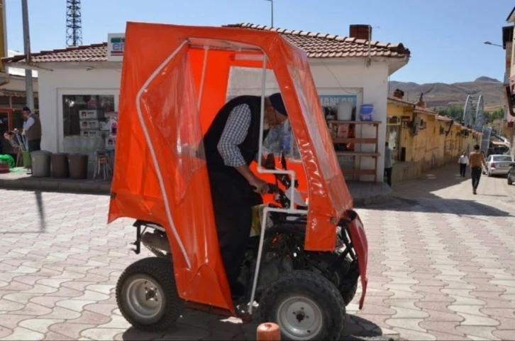 ATV tutkunu Turan dede motoruna gözü gibi bakıyor
