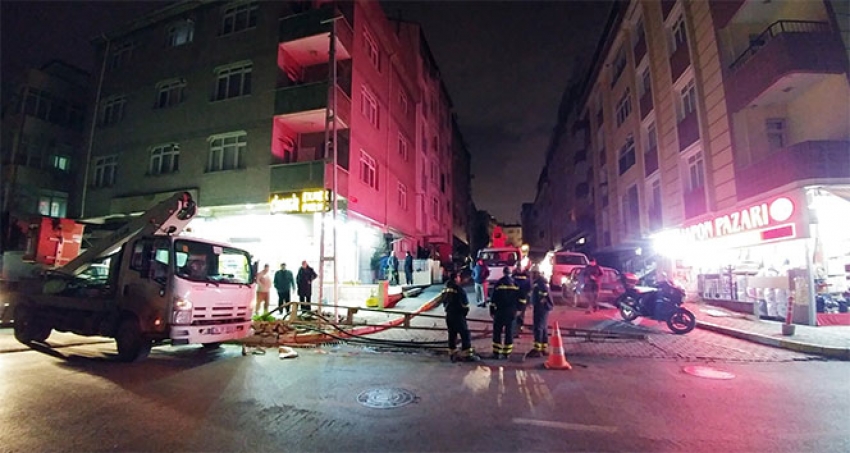 Avcılar'da olası faciadan dönüldü