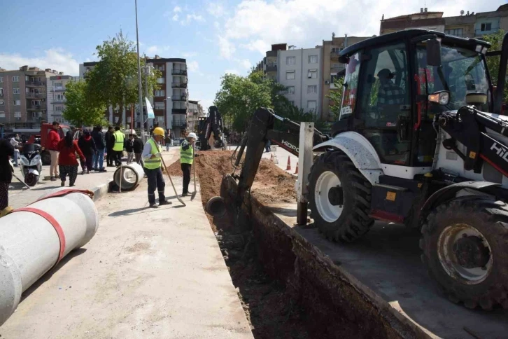 Avni Gemicioğlu Caddesinin 2. etap çalışmaları başladı
