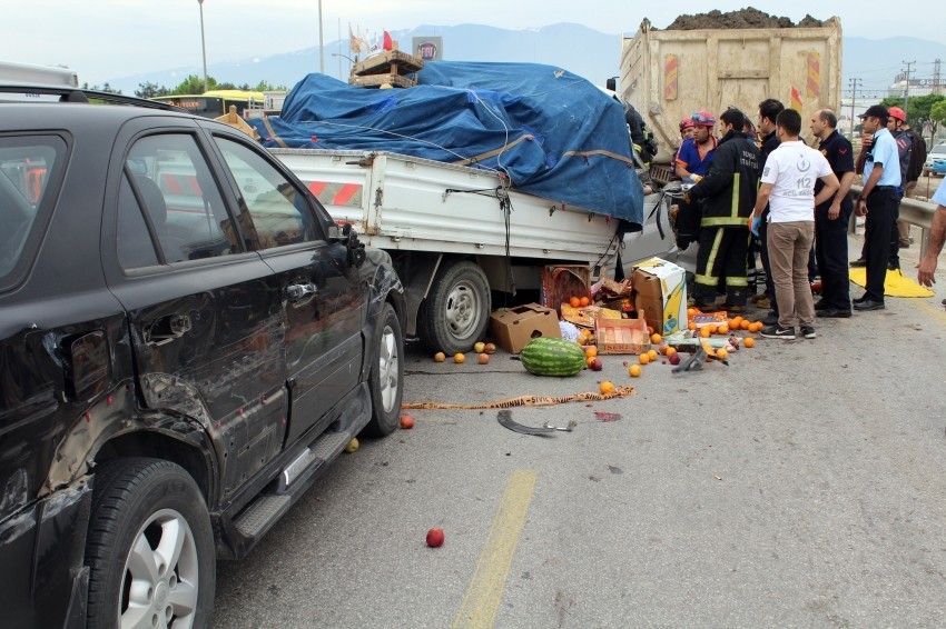  Bursa'da ölümlü kaza sonrası ortalık karıştı