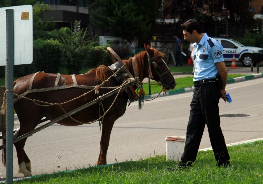 Bursa'da polisten kaçan şüpheli...