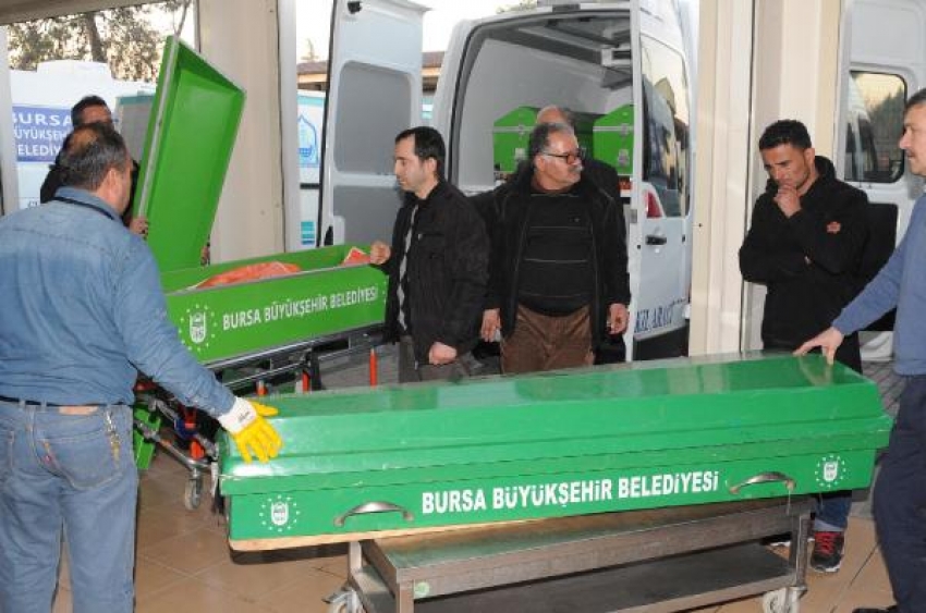 Ayvacık'ta ölen 14 mültecinin cenazeleri Bursa'dan alındı