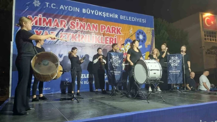 Aydın Büyükşehir Belediyesi’nden Mimar Sinan Parkı’nda müzik resitali
