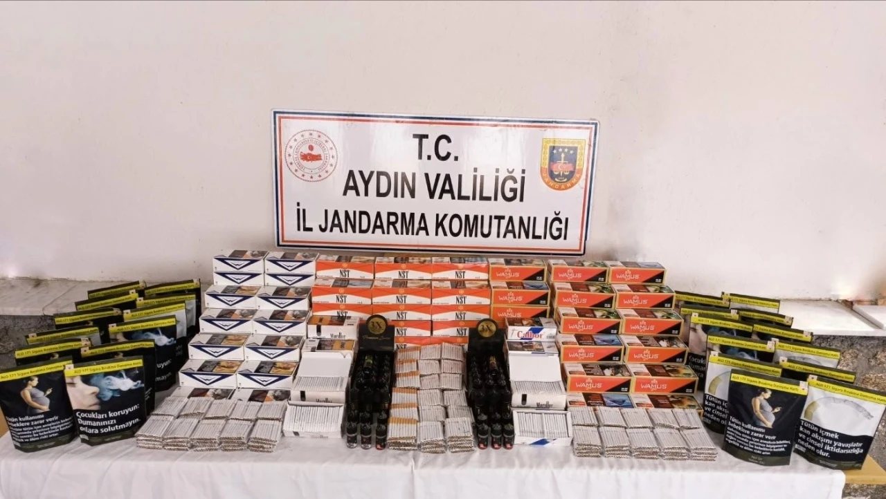 Aydın’da 115 kilo bandrolsüz tütün ele geçirildi
