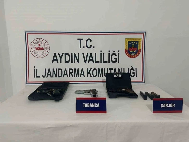 Aydın’da 7 adet ruhsatsız tabanca ele geçirildi
