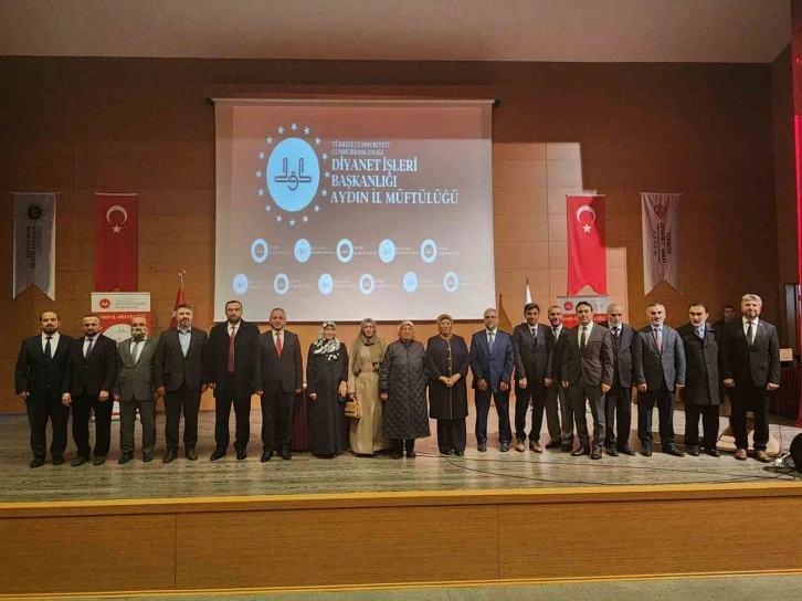 Aydın’da ’Aileyi Ayakta Tutan Değerler’ konferansı verildi
