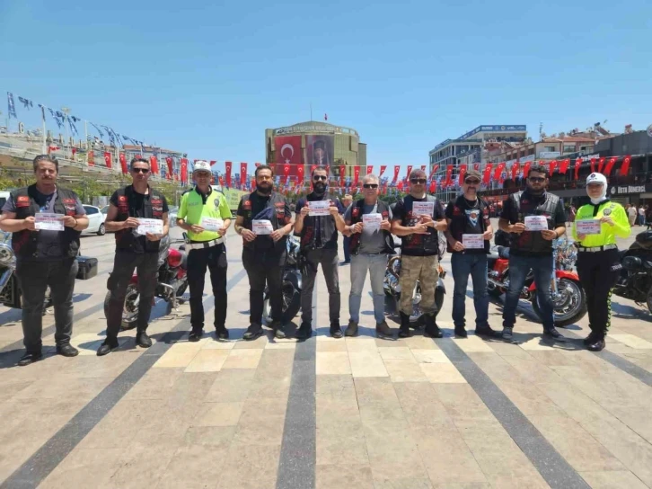 Aydın’da trafik ekiplerinden sürücülere ’korna çalmayın’ çağrısı
