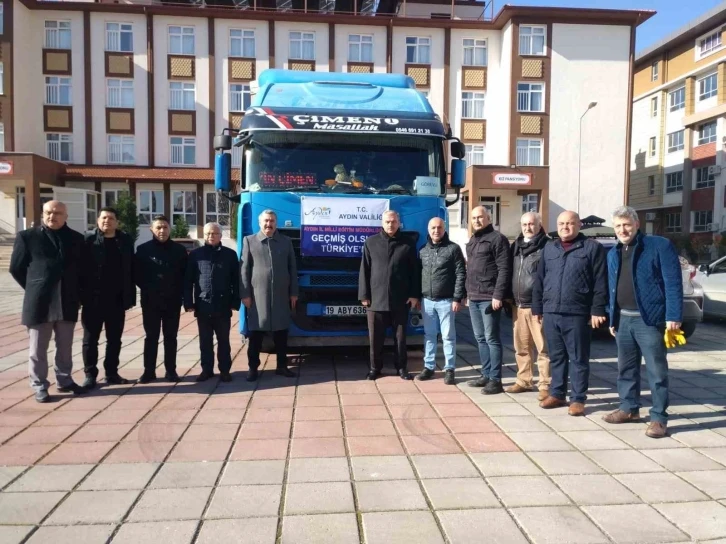 Aydın Milli Eğitim ailesi tek yürek deprem bölgesinde
