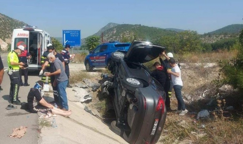 Bilecik’te trafik kazası, 5 yaralı